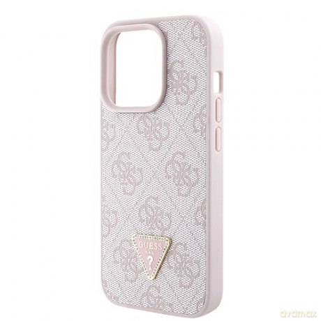 Etui Guess Crossbody 4G Metal Logo do iPhone 15 Pro - różowe