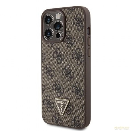 Etui Guess Crossbody 4G Metal Logo do iPhone 15 Pro Max - brązowe