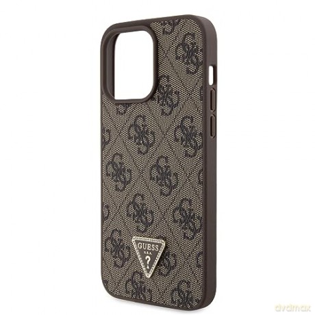 Etui Guess Crossbody 4G Metal Logo do iPhone 15 Pro Max - brązowe