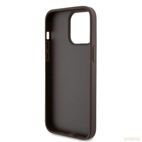 Etui Guess Crossbody 4G Metal Logo do iPhone 15 Pro Max - brązowe
