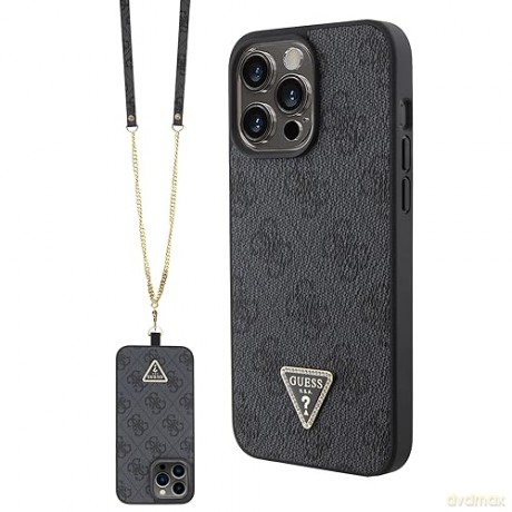 Etui Guess Crossbody 4G Metal Logo do iPhone 15 Pro Max - czarne