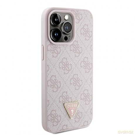 Etui Guess Crossbody 4G Metal Logo do iPhone 15 Pro Max - różowe