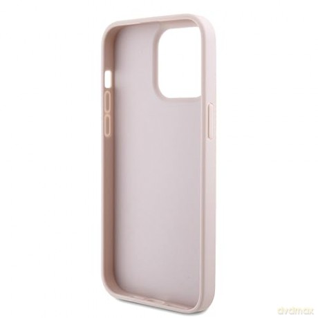 Etui Guess Crossbody 4G Metal Logo do iPhone 15 Pro Max - różowe