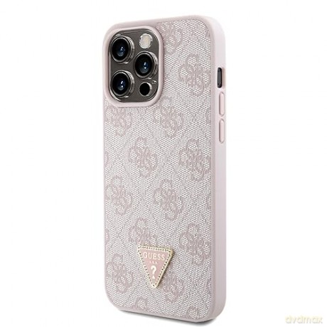 Etui Guess Crossbody 4G Metal Logo do iPhone 15 Pro Max - różowe
