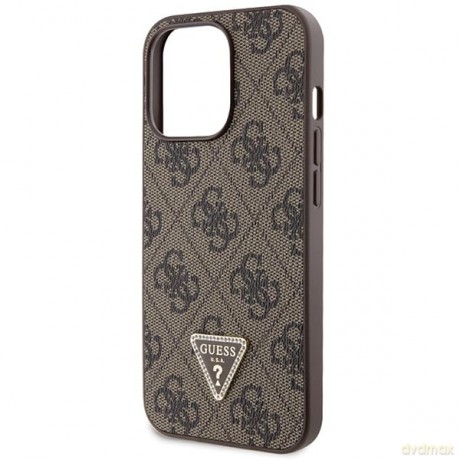 Etui Guess Crossbody 4G Metal Logo na iPhone 13 Pro Max - brązowe