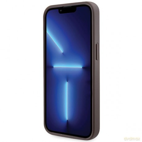 Etui Guess Crossbody 4G Metal Logo na iPhone 13 Pro Max - brązowe