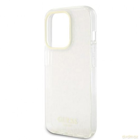 Etui Guess IML Faceted Mirror Disco Iridescent do iPhone 15 Pro Max - różowe