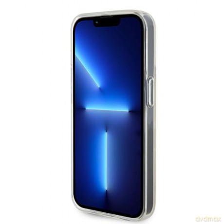 Etui Guess IML Faceted Mirror Disco Iridescent do iPhone 15 Pro Max - różowe