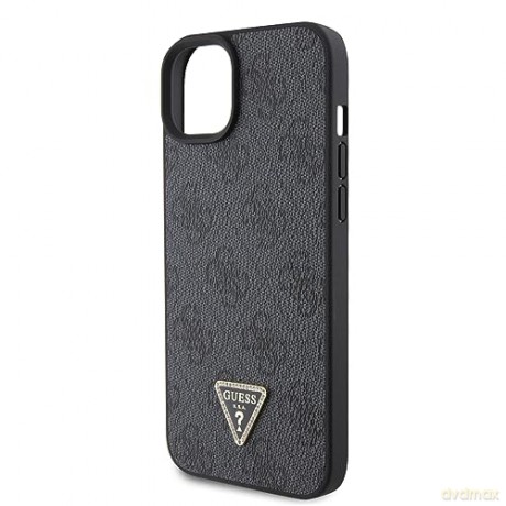 Etui Guess Leather 4G Diamond Triangle do iPhone 15 - czarne