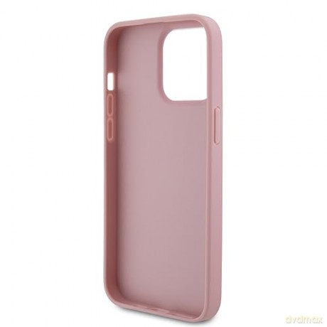 Etui Guess Leather 4G Stamped do iPhone 15 Pro Max - różowe