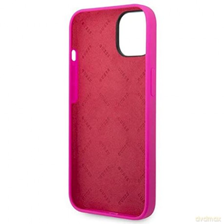Etui Guess Silicone Vintage Gold Logo na iPhone 14 - fuksjowe