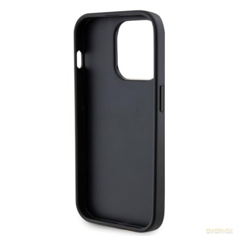 Etui Guess Strass Metal Logo do iPhone 15 Pro - czarne