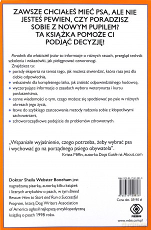 Poradnik dla właścicieli psów - Sheila Webster Boneham [KSIĄŻKA]