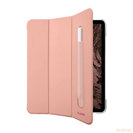 Etui LAUT Huex Folio z uchwytem do Apple Pencil do iPad 10.9" 10G - różowe