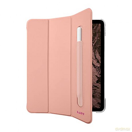 Etui LAUT Huex Folio z uchwytem do Apple Pencil do iPad Pro 12.9" 4/5/6G - różowe