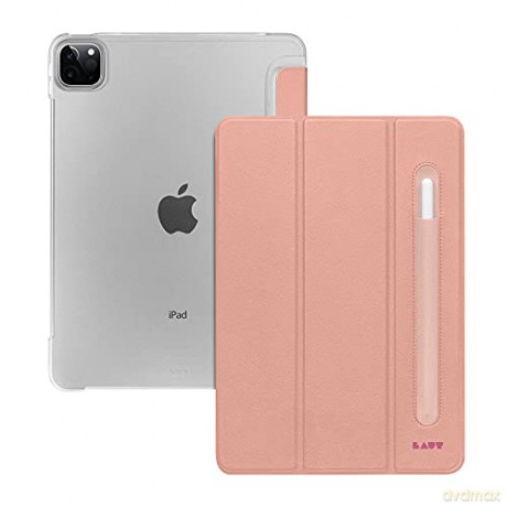 Etui LAUT Huex Folio z uchwytem do Apple Pencil do iPad Pro 12.9" 4/5/6G - różowe