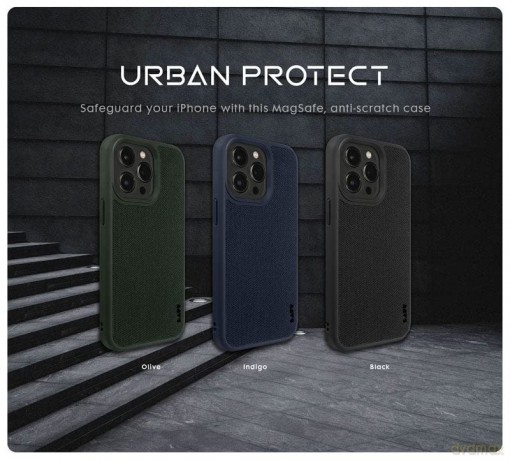 Etui LAUT Urban Protect Cordura z MagSafe do iPhone 14 Pro - czarne