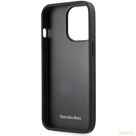 Etui Mercedes Leather Urban do iPhone 15 Pro - czarne