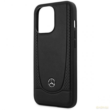 Etui Mercedes Leather Urban do iPhone 15 Pro - czarne