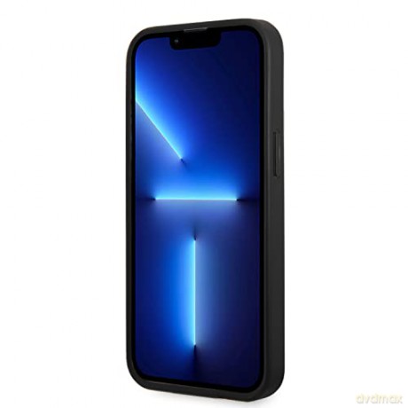 Etui Mercedes Leather Wave Patern na iPhone 14 Pro - czerwone