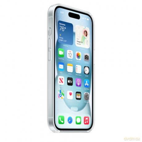 Etui silikonowe Apple Clear Case MT203ZM/A MagSafe do iPhone 15 - przezroczyste