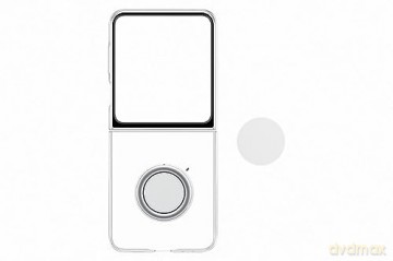 Etui silikonowe Gadget Case do Samsung Galaxy Z Flip 5 + ładowarka sieciowa USB C 25W - przezroczyste
