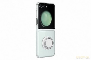 Etui silikonowe Gadget Case do Samsung Galaxy Z Flip 5 + ładowarka sieciowa USB C 25W - przezroczyste