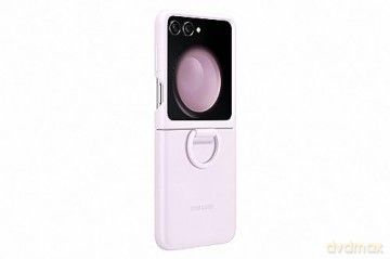 Etui silikonowe z uchwytem do Samsung Galaxy Z Flip 5 - fioletowe