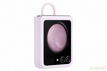 Etui silikonowe z uchwytem do Samsung Galaxy Z Flip 5 - fioletowe