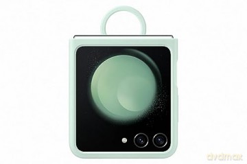 Etui silikonowe z uchwytem do Samsung Galaxy Z Flip 5 - miętowe