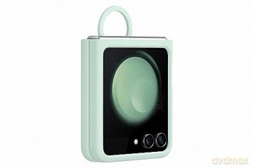 Etui silikonowe z uchwytem do Samsung Galaxy Z Flip 5 - miętowe