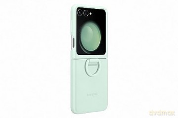 Etui silikonowe z uchwytem do Samsung Galaxy Z Flip 5 - miętowe