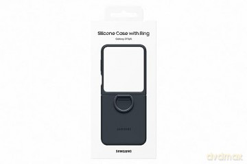 Etui silikonowe z uchwytem do Samsung Galaxy Z Flip 5 - niebieskie