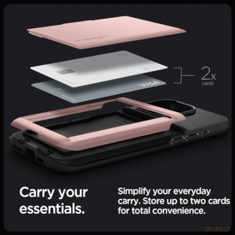 Etui Spigen Slim Armor CS do iPhone 15 Pro - różowe