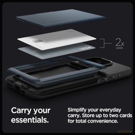 Etui Spigen Slim Armor CS do iPhone 15 Pro Max - niebieskie