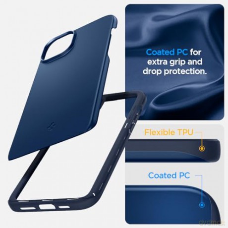 Etui Spigen Thin Fit do iPhone 15 - niebieskie