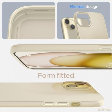 Etui Spigen Thin Fit do iPhone 15 Plus - beżowe