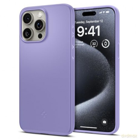 Etui Spigen Thin Fit do iPhone 15 Pro - fioletowe