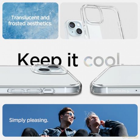 Etui Spigen Ultra Hybrid do iPhone 15 Plus - przezroczyste
