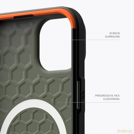 Etui UAG Civilian MagSafe do iPhone 15 Plus - zielone