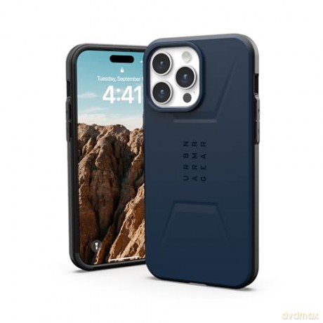 Etui UAG Civilian MagSafe do iPhone 15 Pro Max - ciemnoniebieskie