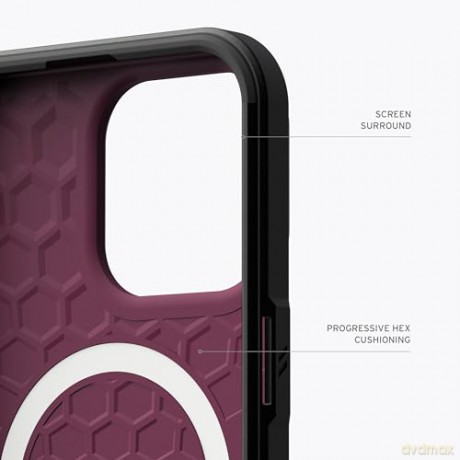 Etui UAG Civilian MagSafe do iPhone 15 Pro Max - purpurowe