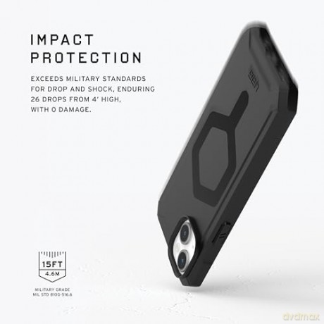 Etui UAG Essential Armor MagSafe do iPhone 15 - czarne