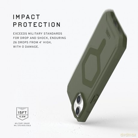 Etui UAG Essential Armor MagSafe do iPhone 15 - zielone