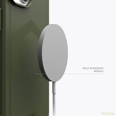 Etui UAG Essential Armor MagSafe do iPhone 15 - zielone
