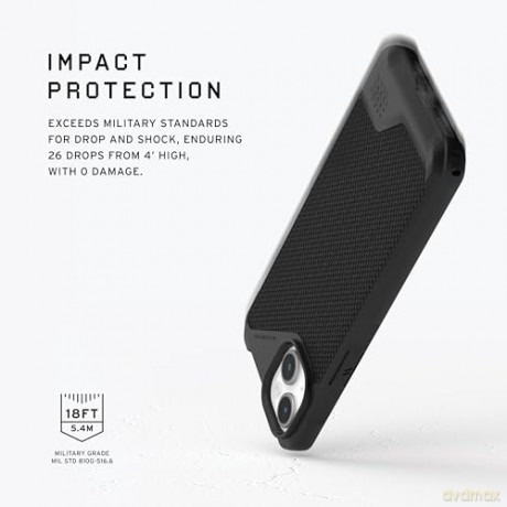 Etui UAG Metropolis LT MagSafe do iPhone 15 - czarny kevlar