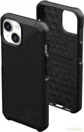 Etui UAG Metropolis LT MagSafe do iPhone 15 Plus - czarny kevlar