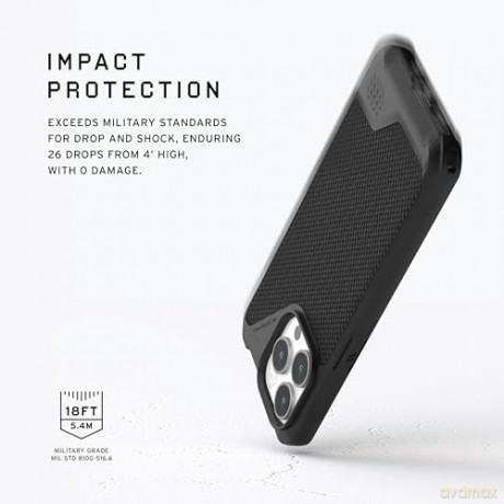 Etui UAG Metropolis LT MagSafe do iPhone 15 Pro - czarny kevlar