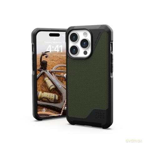 Etui UAG Metropolis LT MagSafe do iPhone 15 Pro - zielony kevlar