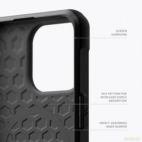 Etui UAG Metropolis LT MagSafe do iPhone 15 Pro - zielony kevlar